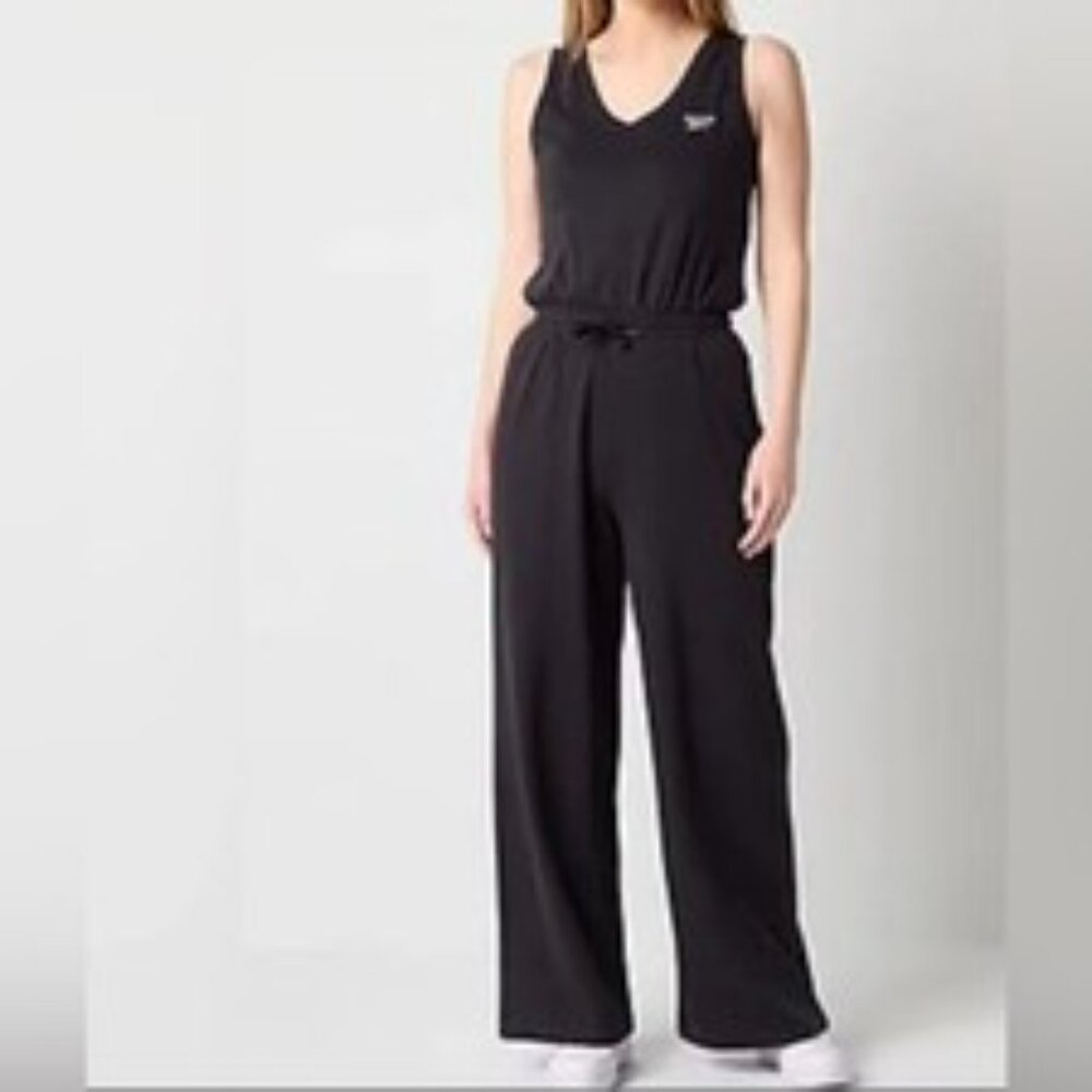 Reebok Black Sleeveless Jumpsuit